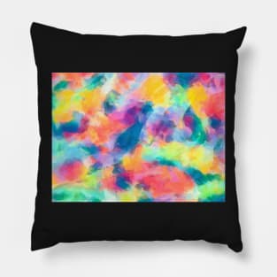 Colorful Splatter Pillow