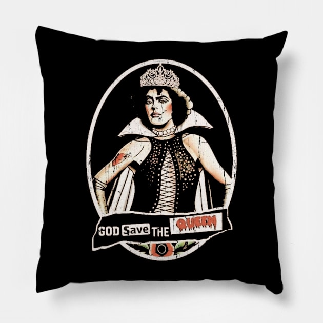 Rocky Horror Frank N Furter Pillow by Hey Daddy Draws