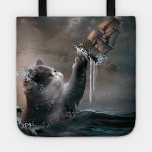 Cat Kraken Krakitten Tote