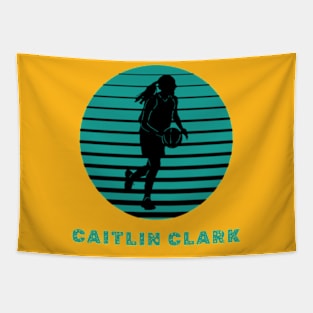 Caitlin Clark design. Tapestry