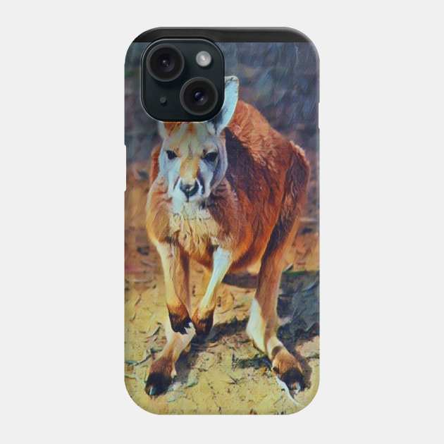 Australian joey kangaroo Phone Case by Kielly