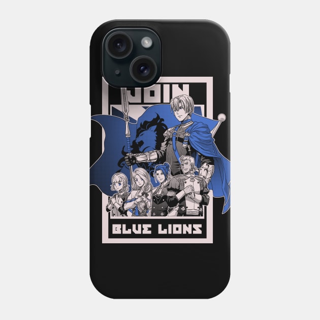 Join Blue Lions Phone Case by CoinboxTees