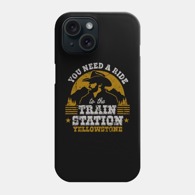 You Need a Ride to Train Station Phone Case by xlaxiata