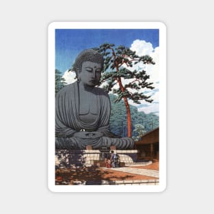 The Great Buddha at Kamakura by Kawase Hasui Magnet