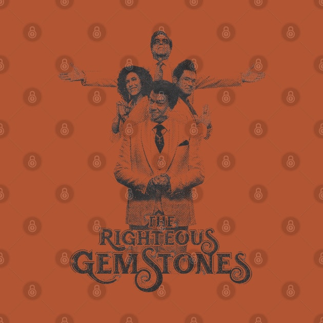 The Righteous Gemstones in Mono Vintage Look Fanart Design 1 by snowblood