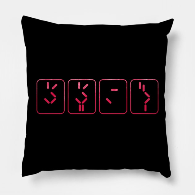 Self Destructer Pillow by technofaze