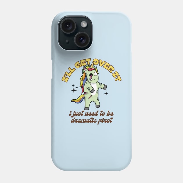 Cult Style unicorn Phone Case by Draw One Last Breath Horror 