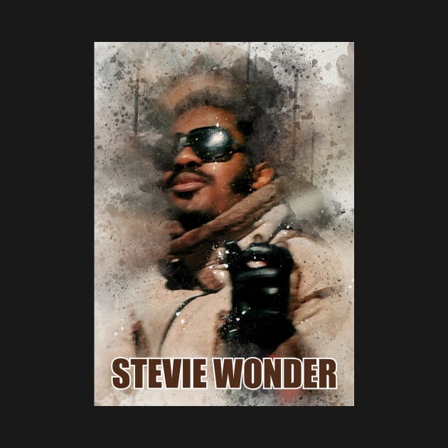 STEVIE WONDER by MufaArtsDesigns