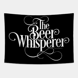 The Beer Whisperer  funny beer drinker Tapestry