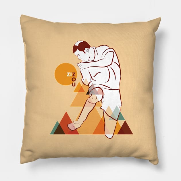 Zizou Pillow by StripTees