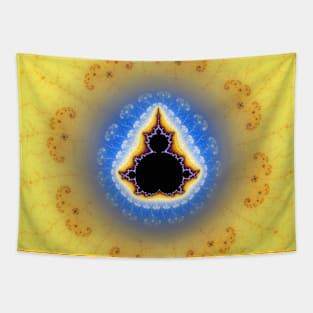 Yellow Fractal Tapestry