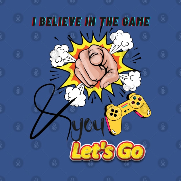 GAMER LET'S GO by O.M design