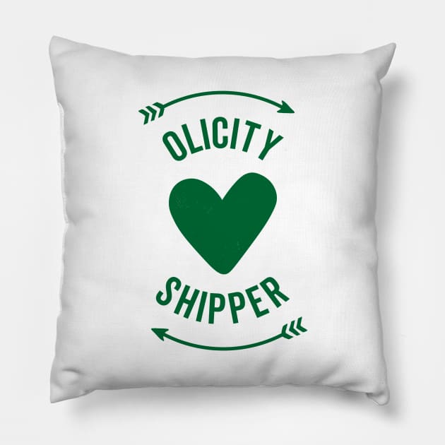 Olicity Shipper Pillow by FangirlFuel