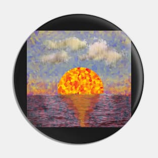 Sunset Pin