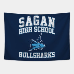 Sagan High School Bullsharks Tapestry