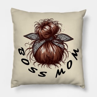 Boss Mom design Pillow