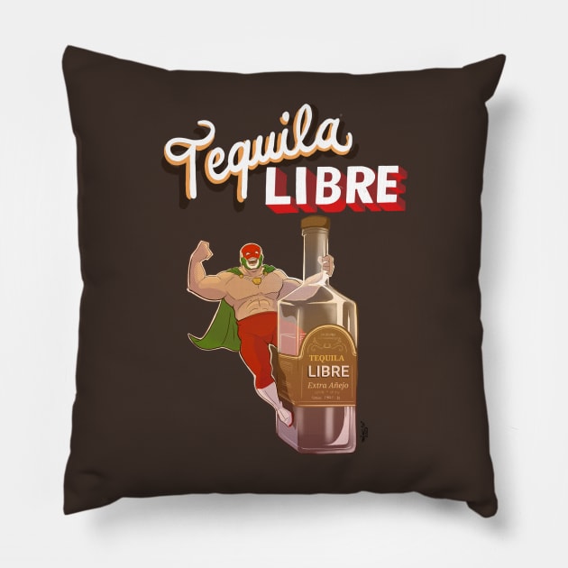 TEQUILA FREE Pillow by an Outlaw artist...