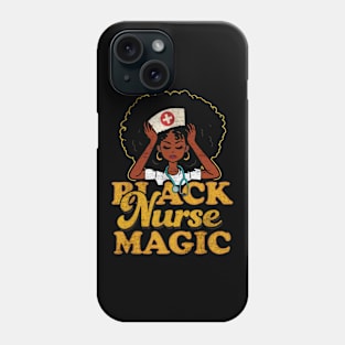 black nurse magic woman Phone Case