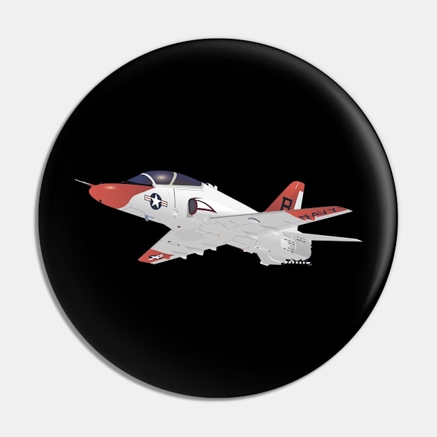 T-45 Goshawk Jet Trainer Airplane Pin by NorseTech