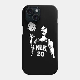 John Collins simple black white potrait Phone Case