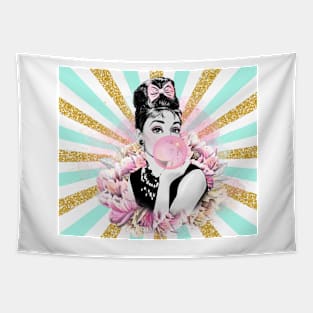 Bubblegum Princess Audrey Tapestry