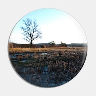 A farmer's Field in Winter - Yorkshire, UK Pin