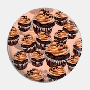 Chocolate Coffee Cupcakes Pattern Pin