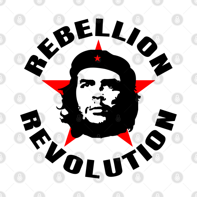 Che Guevara Rebel Cuban Guerrilla Revolution T-Shirt by HiDearPrint