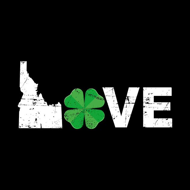 I Love Idaho | Boise Potato | St. Patrick's Day Shamrock by MerchMadness