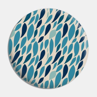 Abstract blue fish, a touch of color and movement Pin