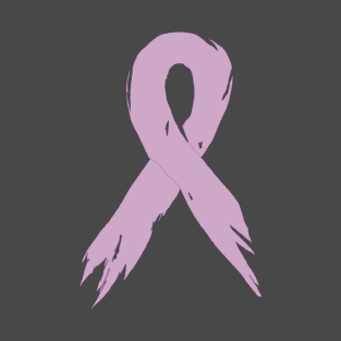 Battled Testicular Cancer Ribbon - Hand Drawn T-Shirt
