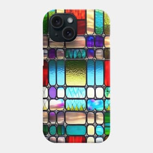 Colorful Patchwork, Stained Glass Pattern Phone Case