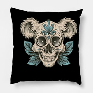 Traditional Koala Skull tattoo Pillow