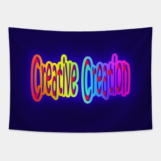 Creative Creation Neon & Rainbow Colors Tapestry