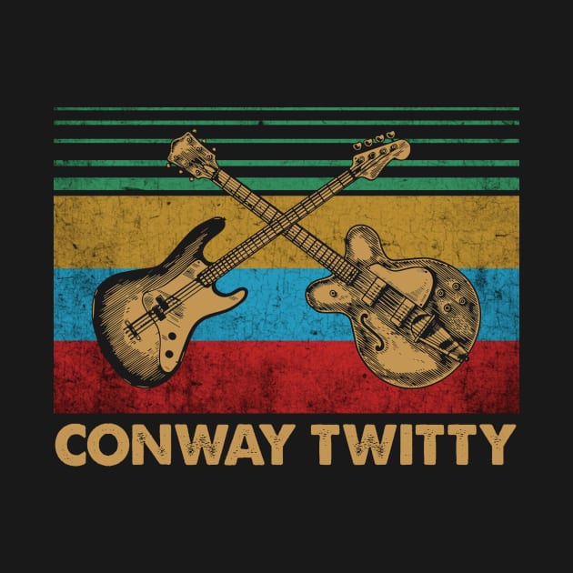 Graphic Proud Twitty Name Guitars Birthday 70s 80s 90s by BoazBerendse insect