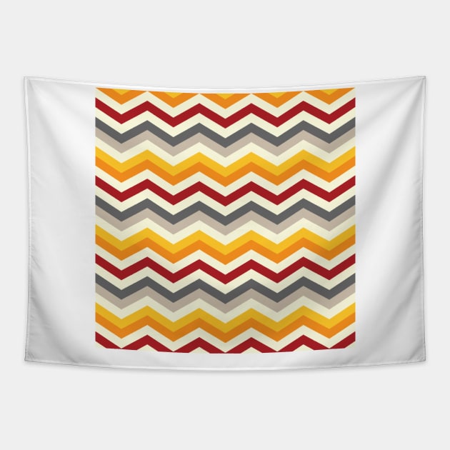 zigzag pattern Tapestry by Pontus Design 