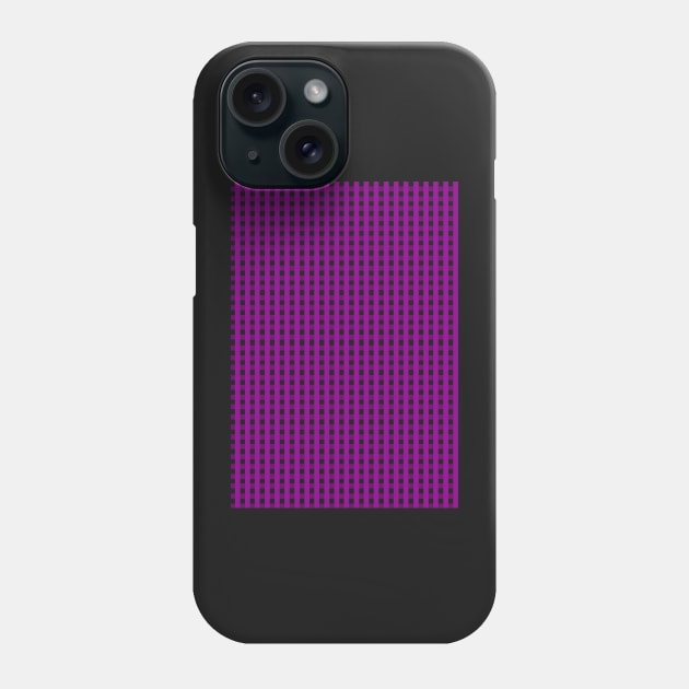 Grid in pink Phone Case by Slownessi