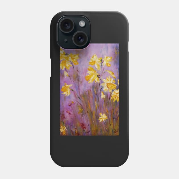 Spring Daffodils Phone Case by ClaireBull
