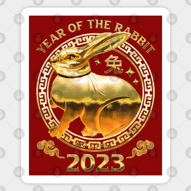 Year of the Rabbit 2023, Chinese Zodiac Rabbit Zodiac , Chinese New Year  2023 , Chinese Zodiac Year Sticker for Sale by PRASAD ⭐⭐⭐⭐⭐