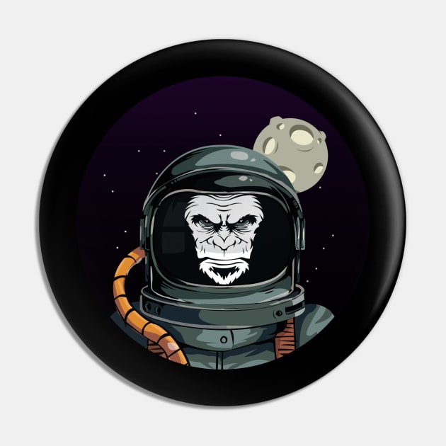 Astronaut Ape Pin by NeetScrewd