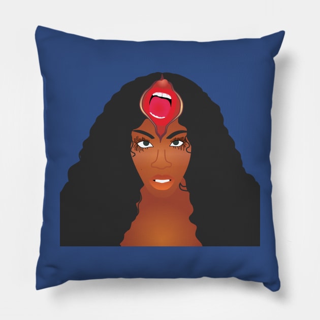 Rico Nasty Anger Management Pillow by sofjac