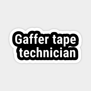 Gaffer tape technician White Magnet