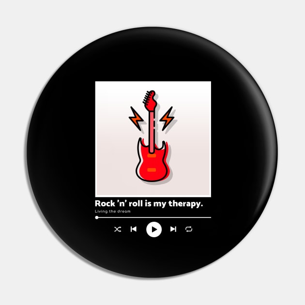 rock n' roll is my therapy Pin by juinwonderland 41