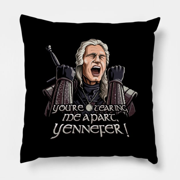 Witcher Wiseau Pillow by BER