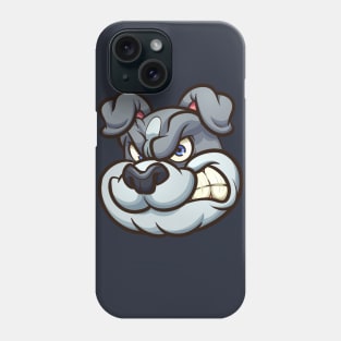 Angry bulldog Phone Case