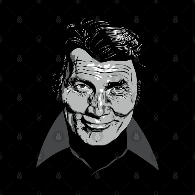 Jack Palance greyscale by @johnnehill