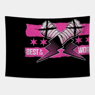 CM Punk Best In The World Pink Tapestry