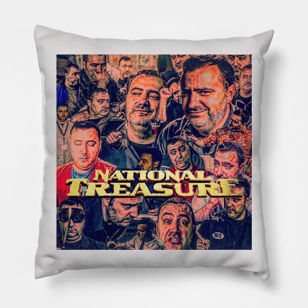 National Treasure Pillow by Distress_Signal_Comix