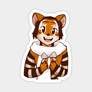 Cute Tiger Drawing Magnet