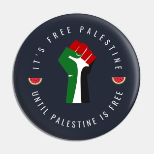 Until Palestine is Free Pin